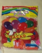 Globos lisos x 50 uni. en bolsa 